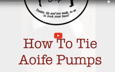 How to tie Aoife Pumps Irish Dance Shoes